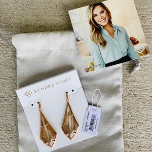 KENDRA SCOTT Olivia Rose Gold Drop Earrings